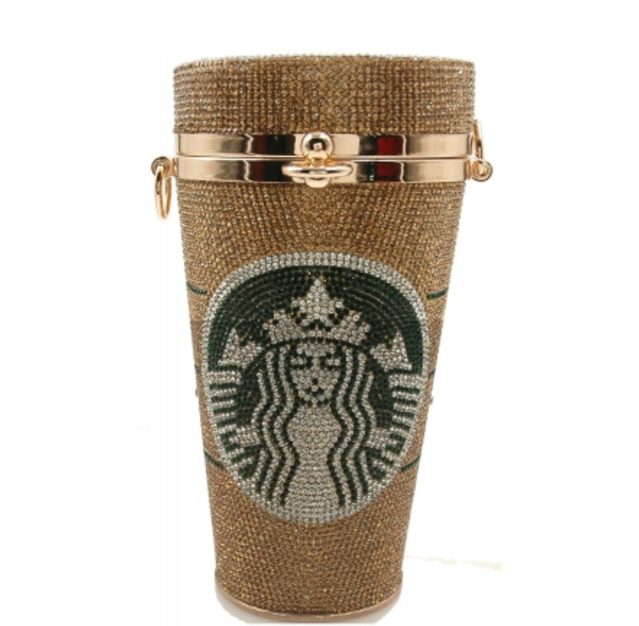 Rhinestone Coffee Cup Purse