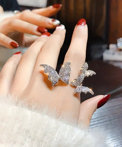 Silver butterfly Ring