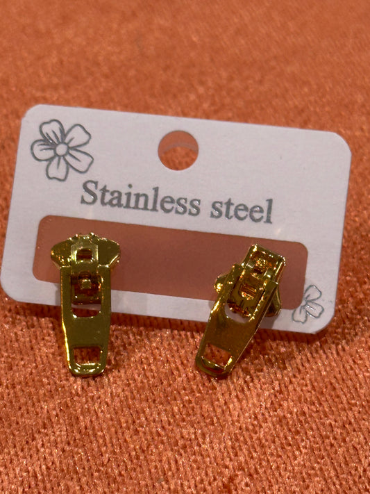 Zipper Pull Earrings