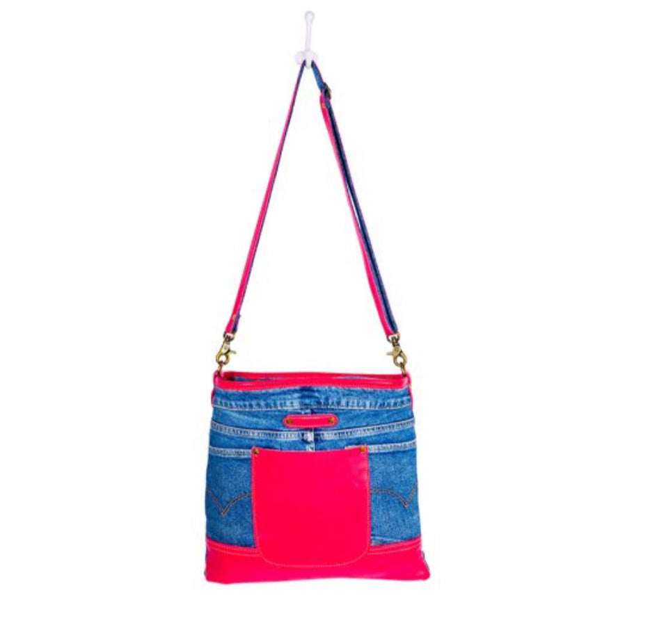 Charley Denim Shoulder Bag