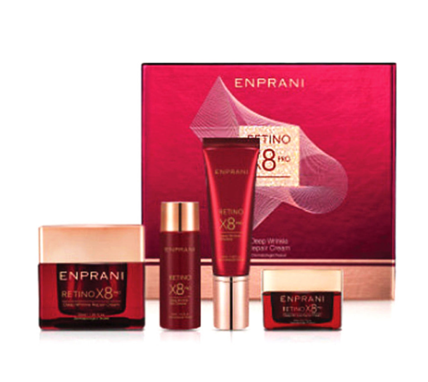 ENPRANI RETINO EIGHT X8 PRO DEEP WRINKLE REPAIR CREAM SPECIAL SET