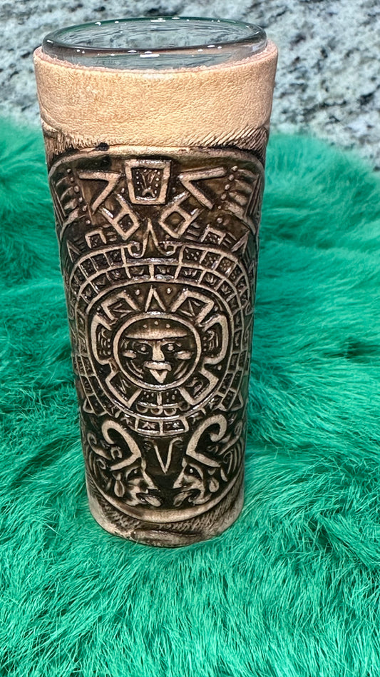 Aztec Calendar Shot Glass