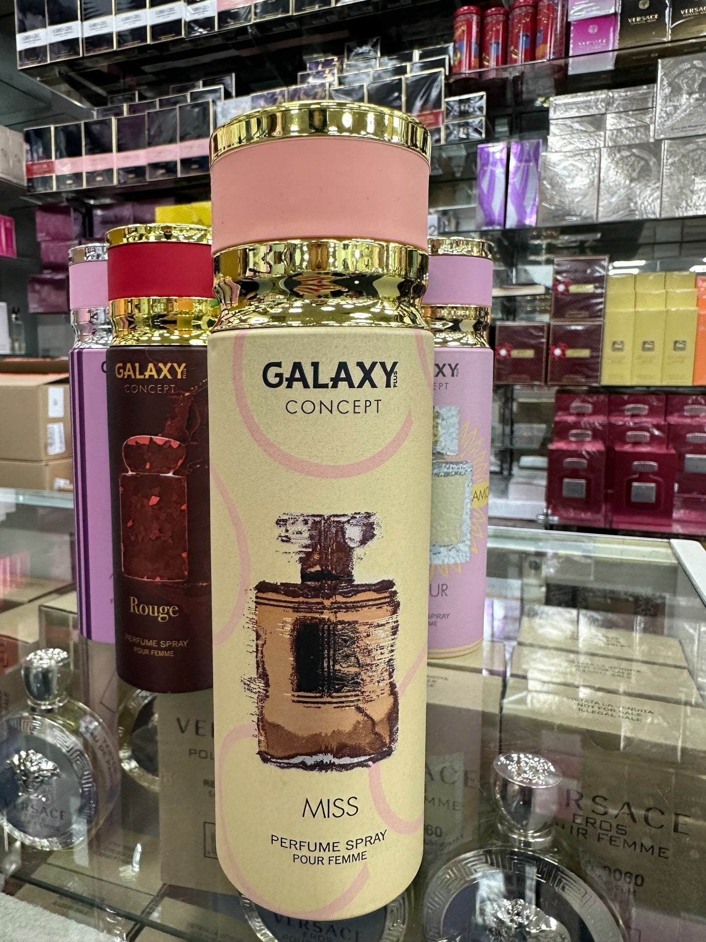 Galaxy concept, body spray perfumes