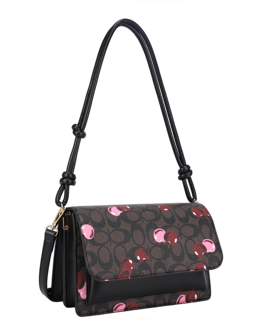 20762 Cream cherry bag