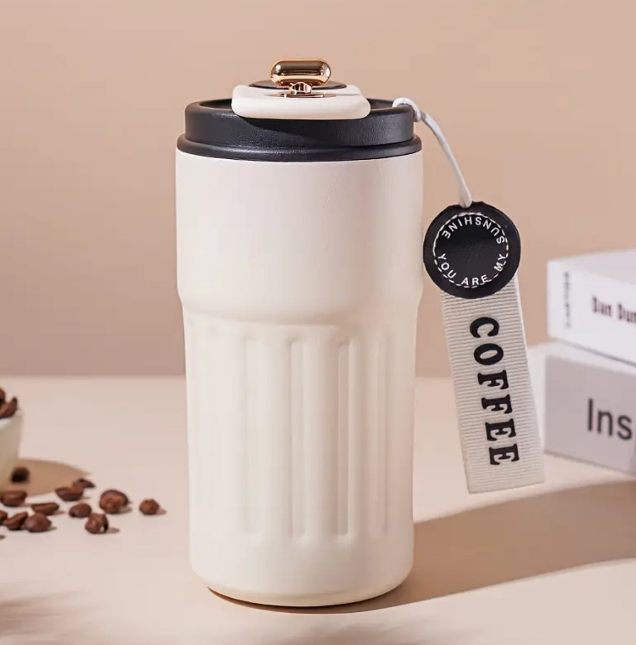 Stainless Steel Insulated Coffee Travel Mug,
