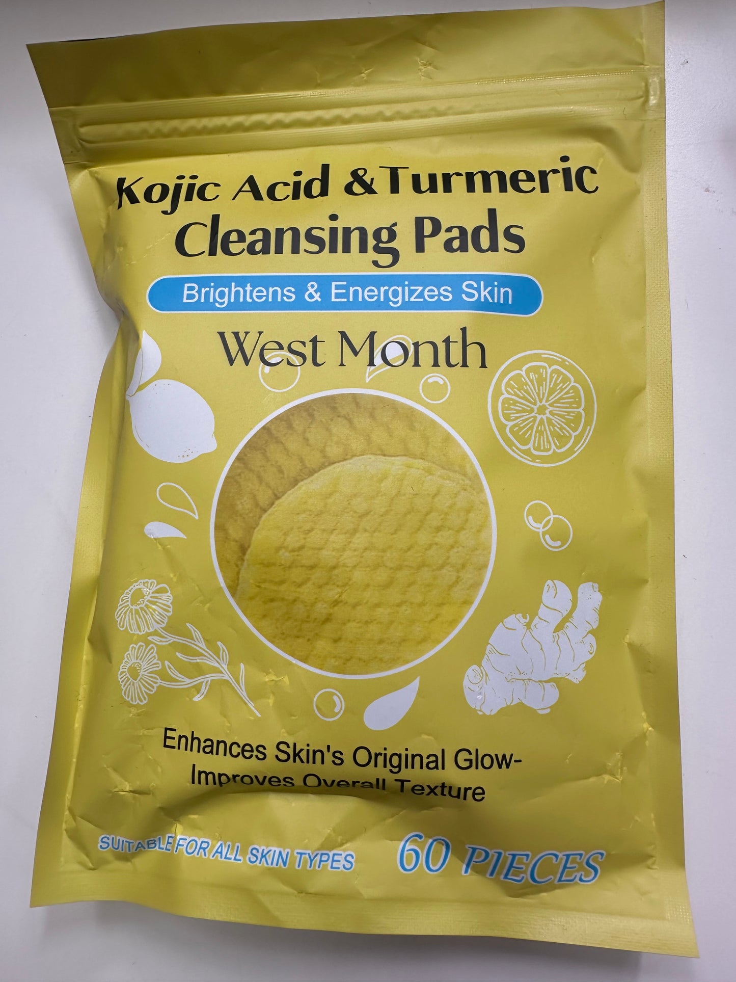 Turmeric & Kojic Acid Facial Cleansing Pads