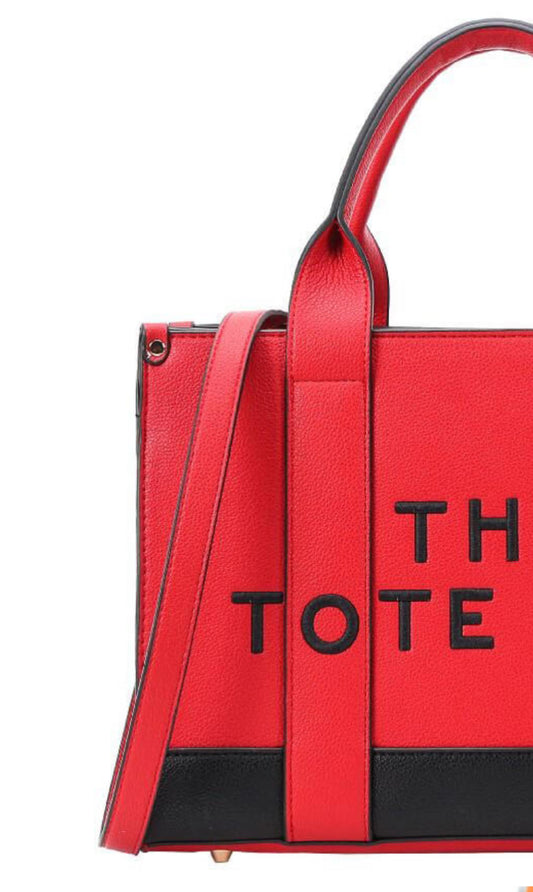 The Tote Bag with WALLET  TB6-1122A ONE TONE