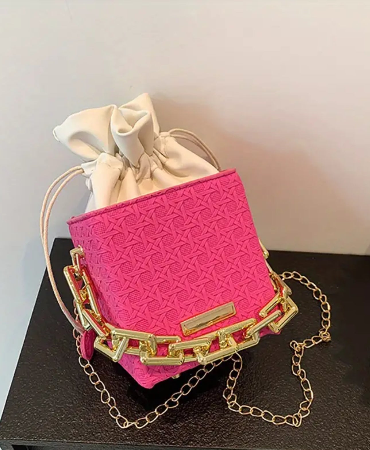 Crossbody Bucket Bag
