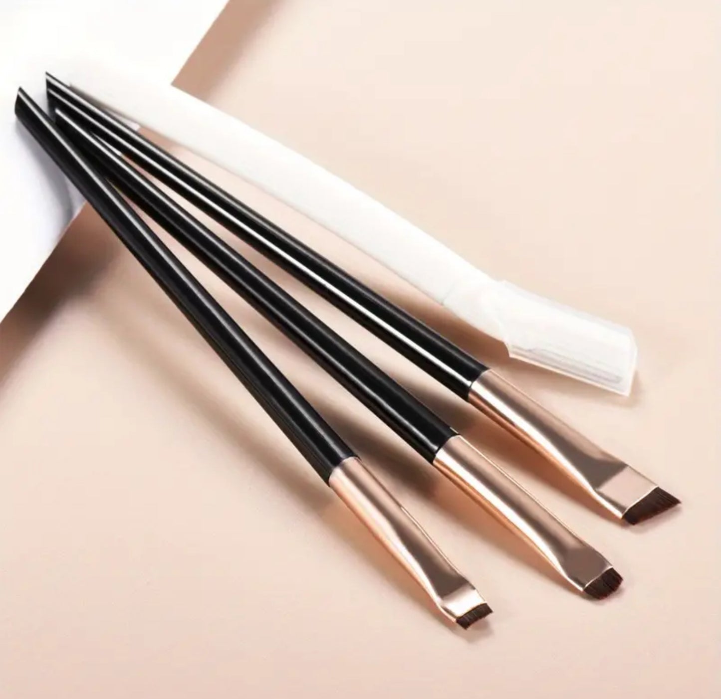 Ultra-Thin Eyebrow 4pcs Brush Set with Razor
