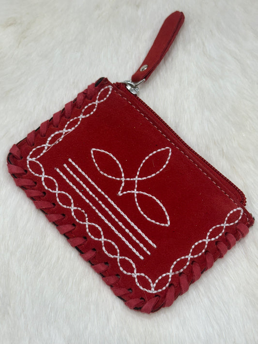 Boot Stitch Coin Pouch