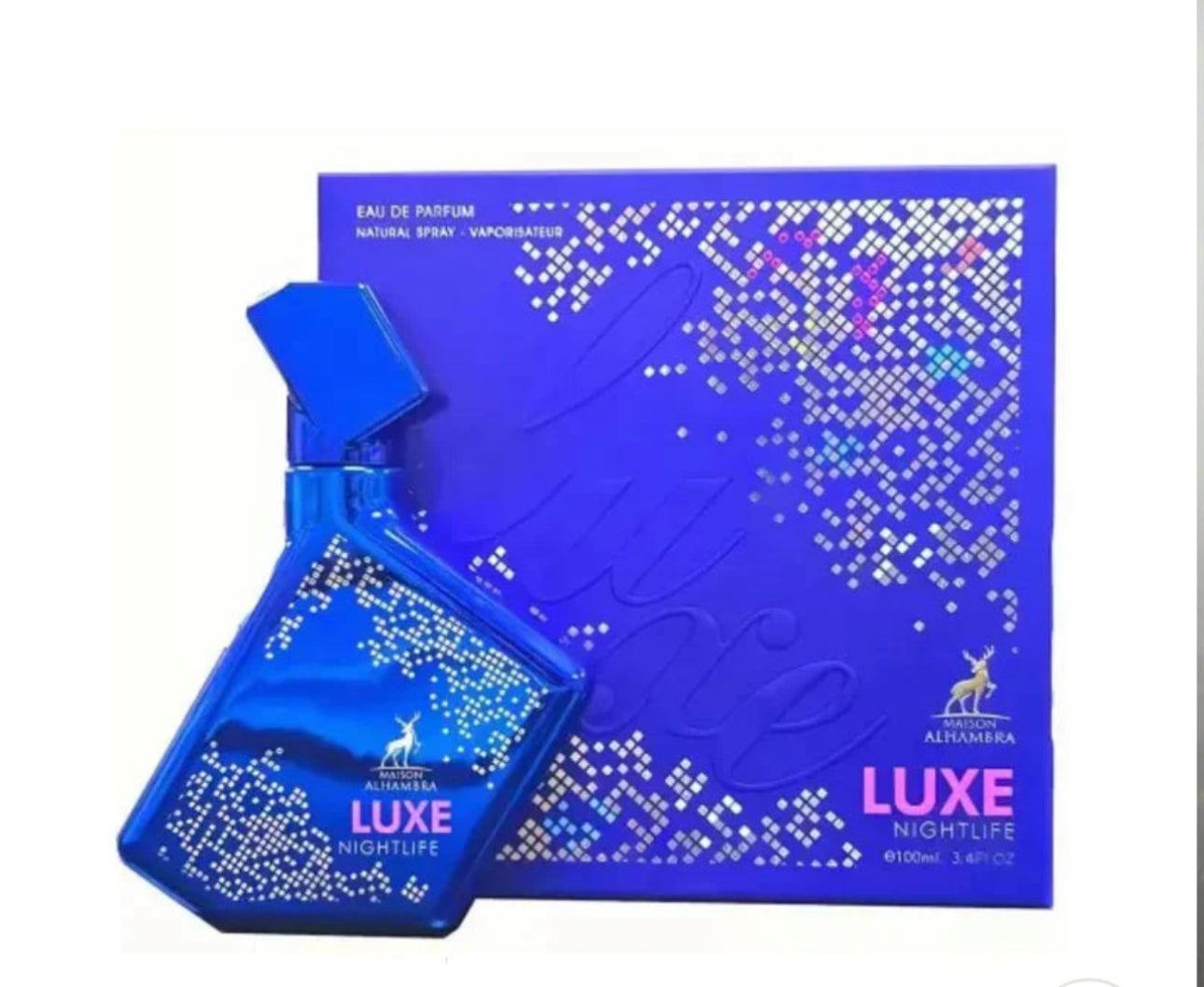 Maison Alhambra Luxe Nightlife 3.4oz 100ml Eau de Parfum
