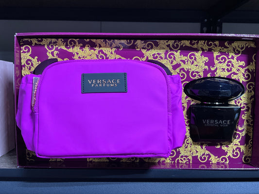 Versace Crystal Noir Gift Set with Bag