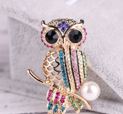 Colorful Owl Pendant