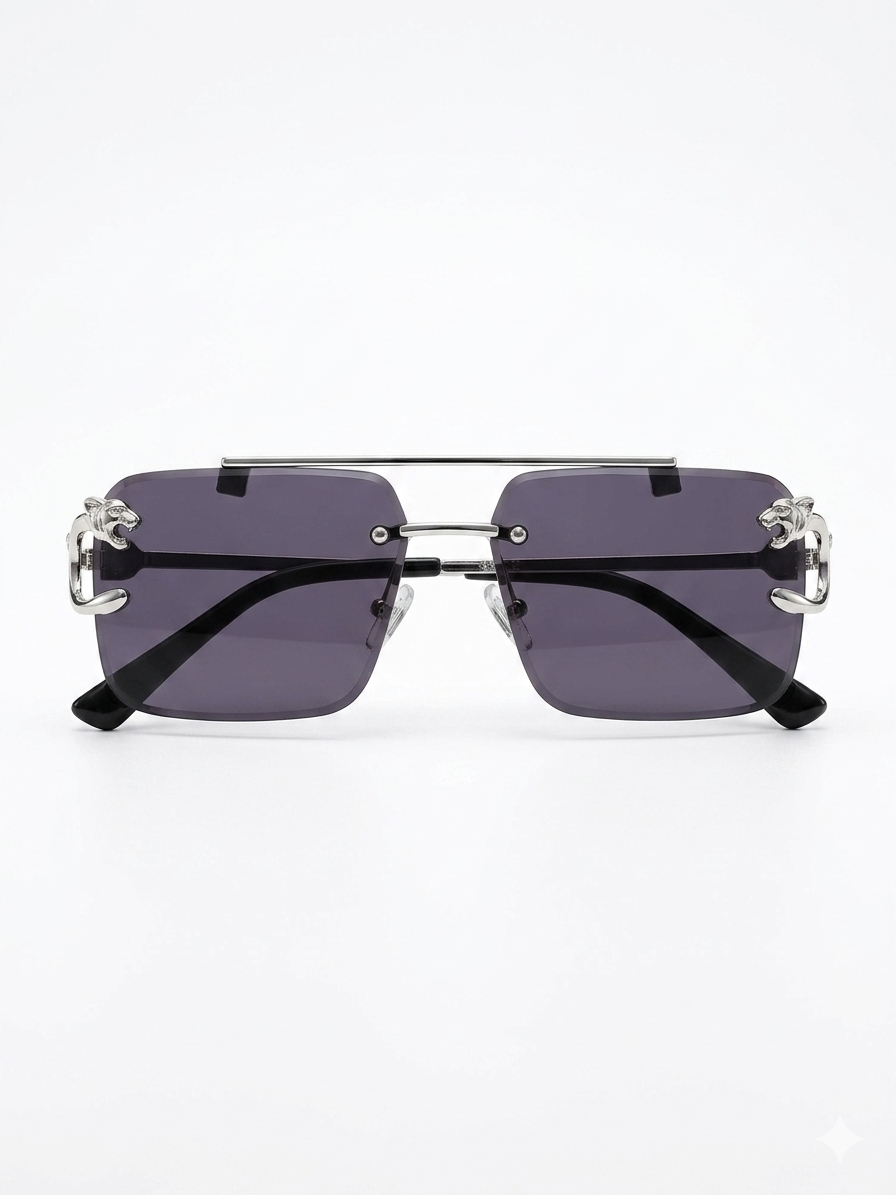 Silver Panther Sunglasses UV400 Protection