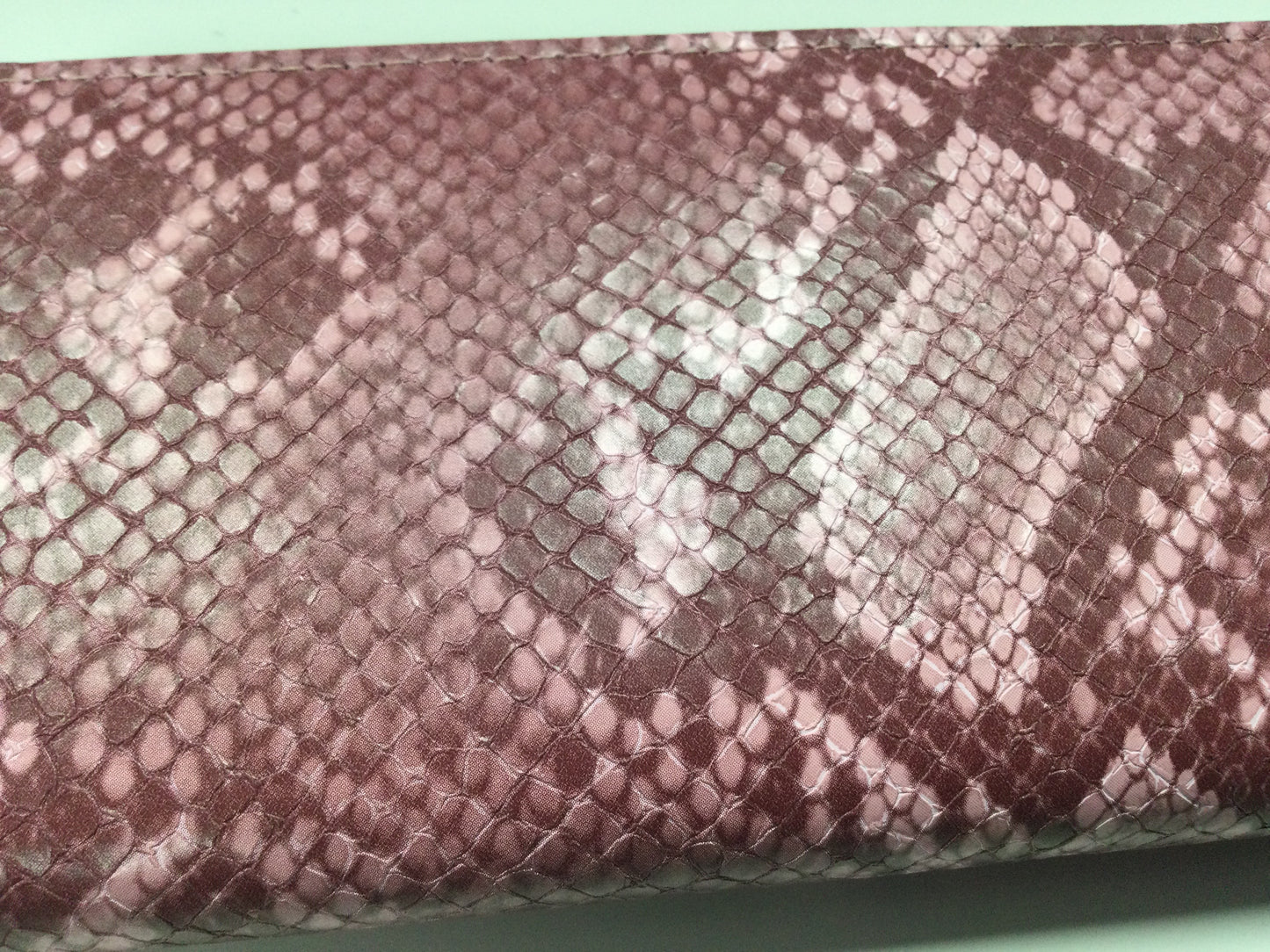 Snake print wallet