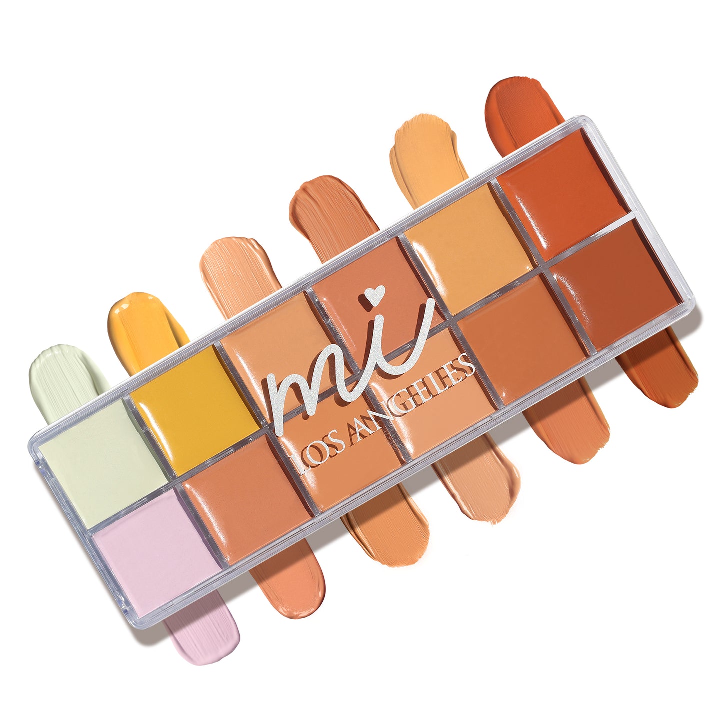 12 Color Professional Lightweight Cream Foundation and Camouflage Concealer Palette