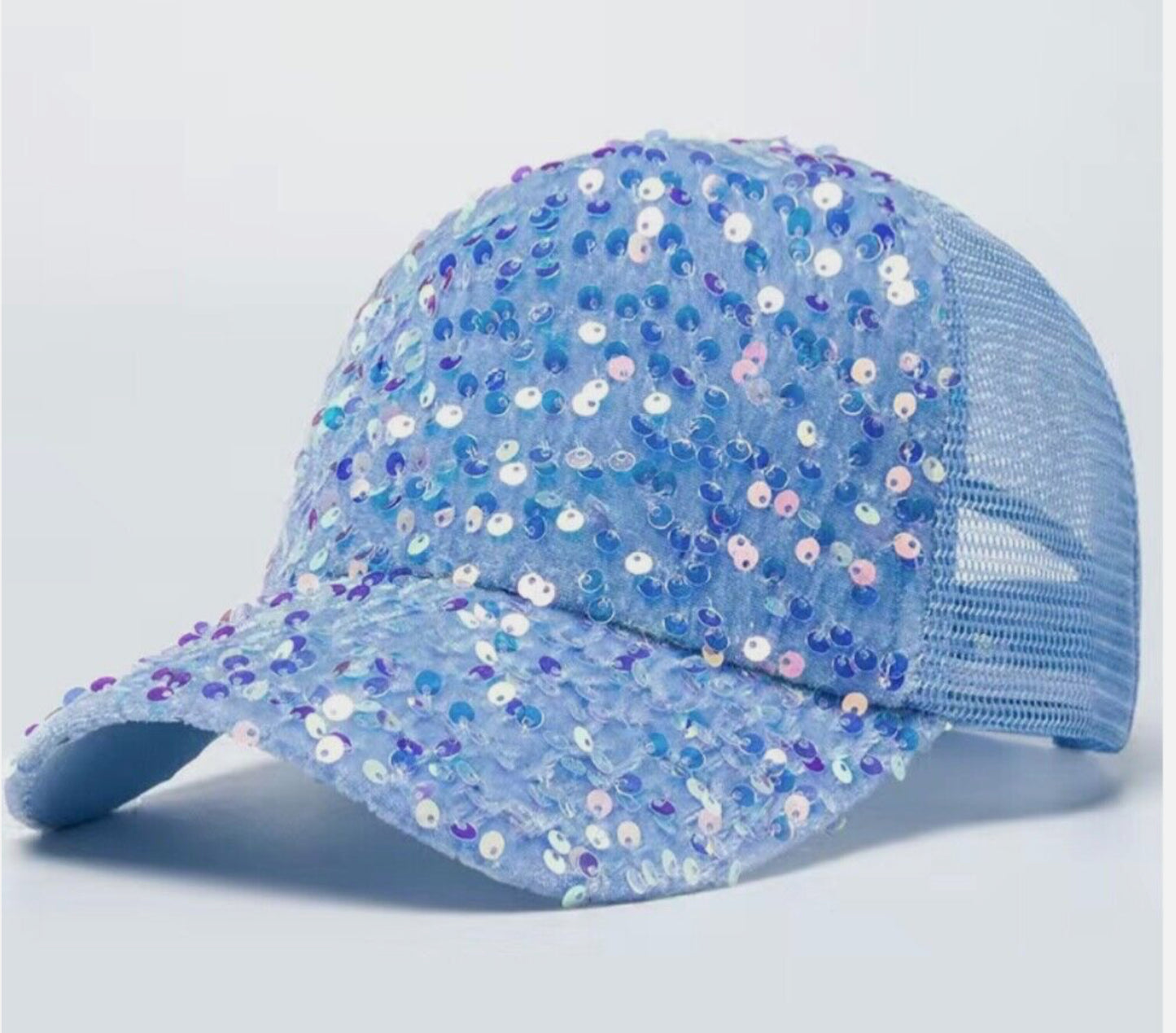 Sequined Baseball Cap