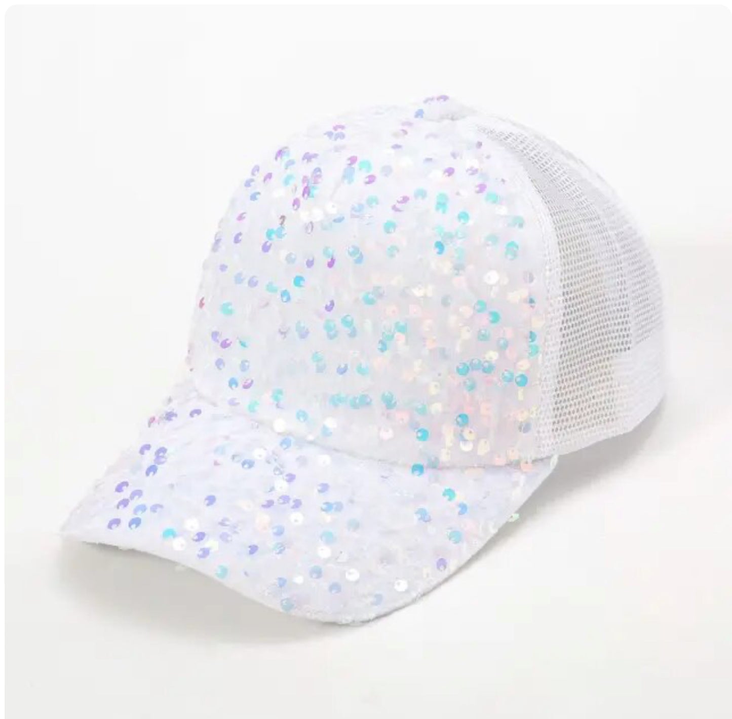 Sequined Baseball Cap