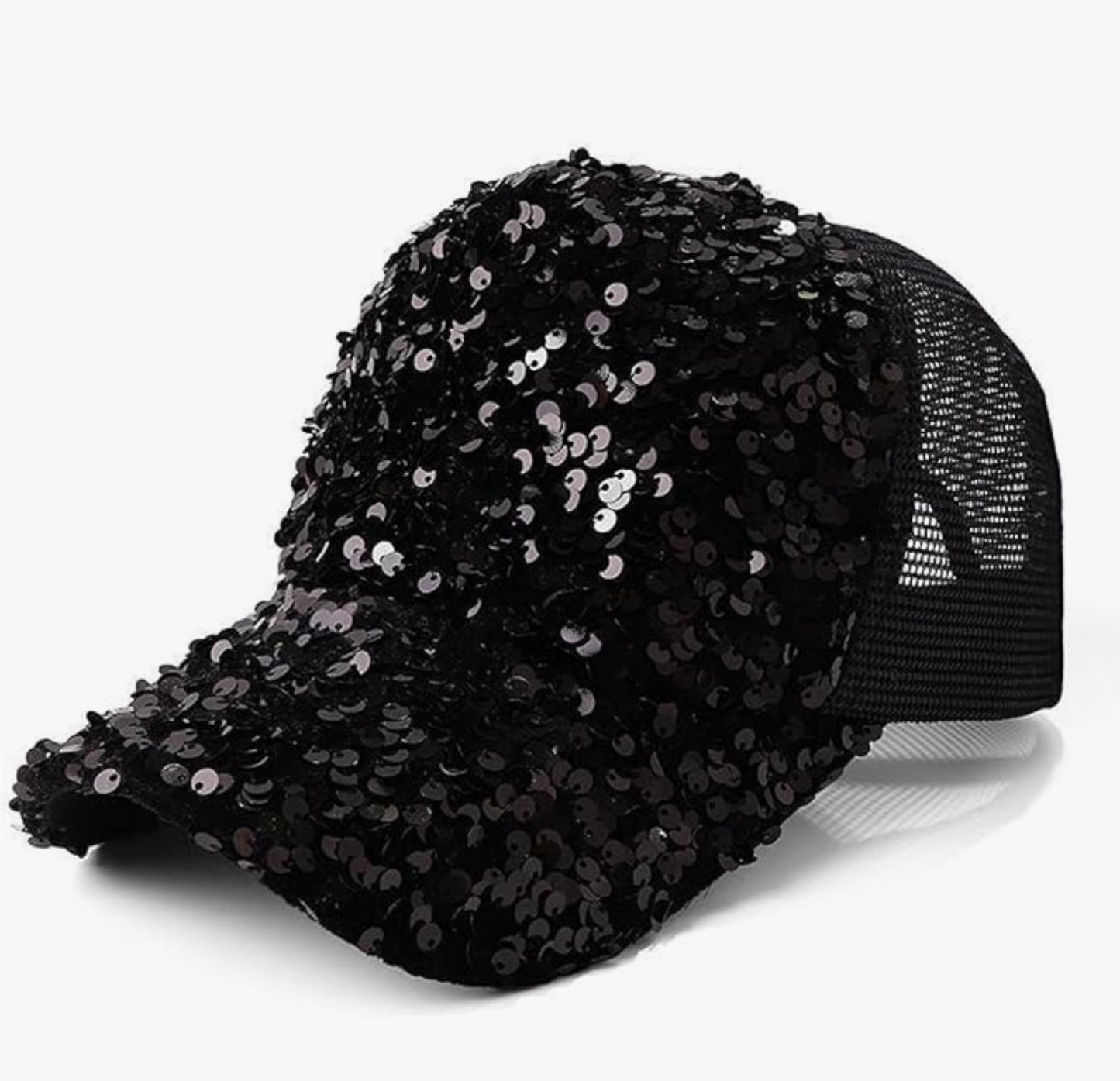 Sequined Baseball Cap
