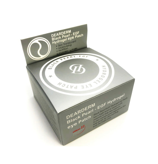 Dearderm Black Pearl - EGF Hydrogel Eye Patch 60 Patches / 30 Pairs