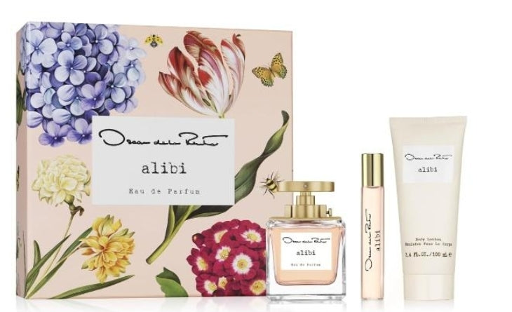 Oscar dela Renta Alibi 3 piece set flowered box