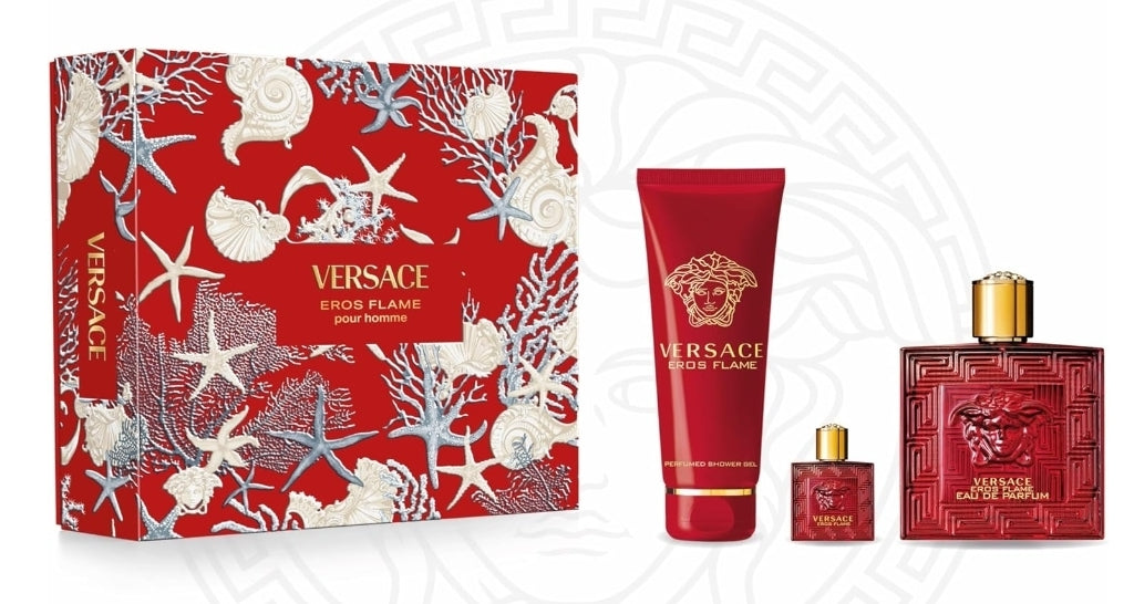 Versace Eros Flame gift set – The Makeup Institute Los Angeles