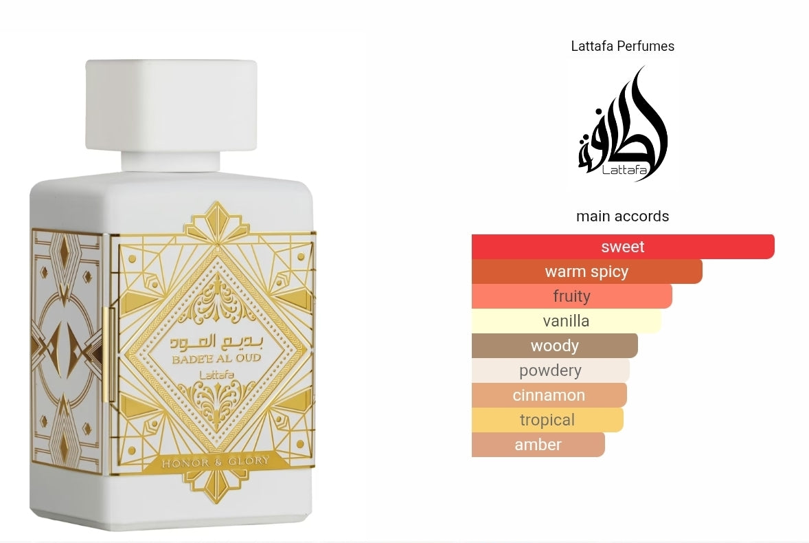 Honor and Glory Lattafa Badee Al oud