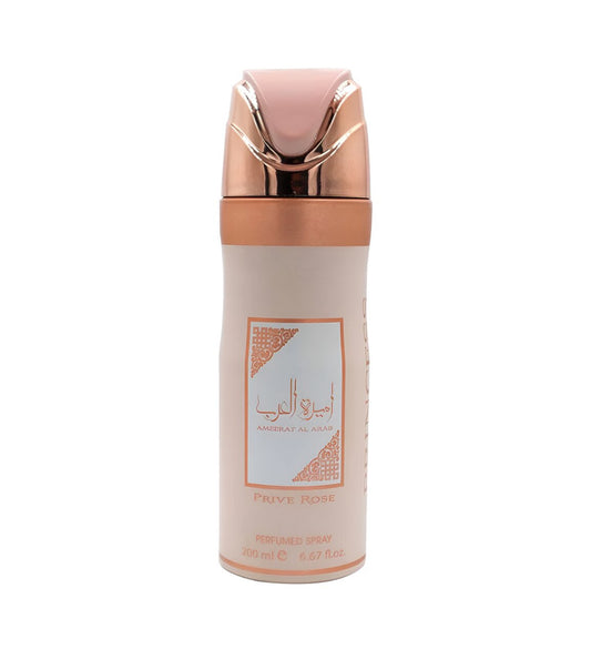 Lataffa 6.7oz Ameerat Al Arab Prive Rose Perfumed Body Spray