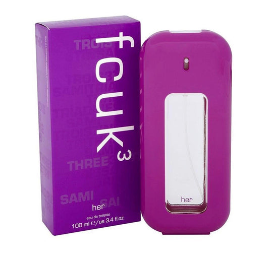 FCUK 3 for Her by French Connection, 100 Ml