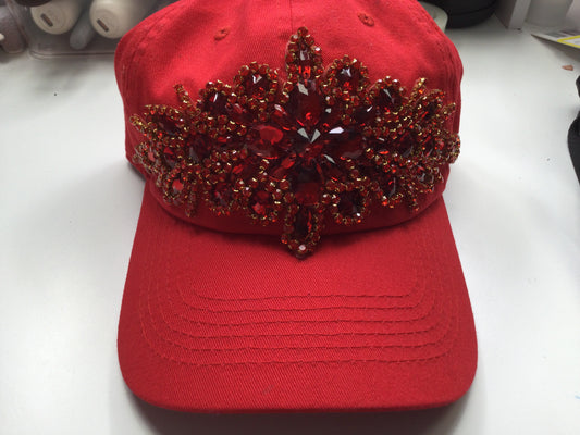 Ruby red hat