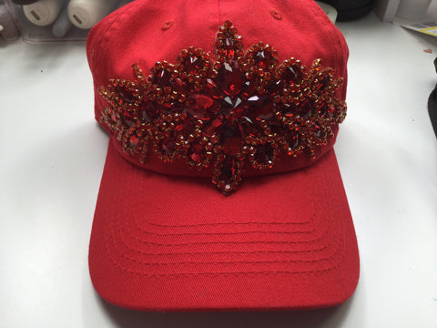 Ruby red hat