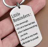 Empowering Stainless Steel Keychain