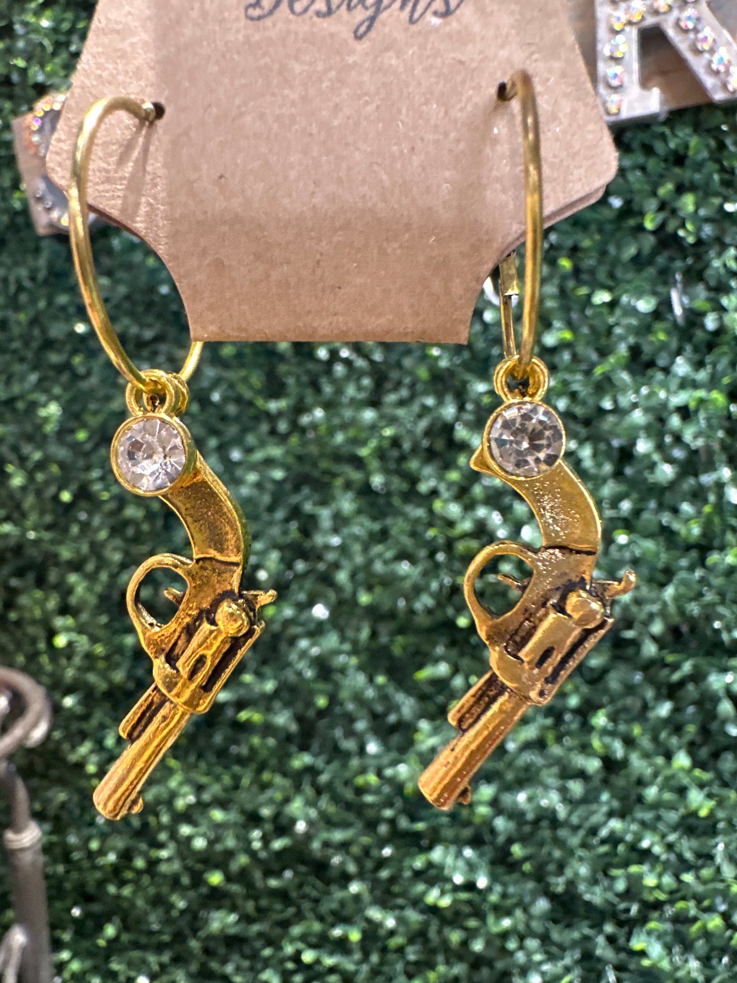 Pew, pew earrings
