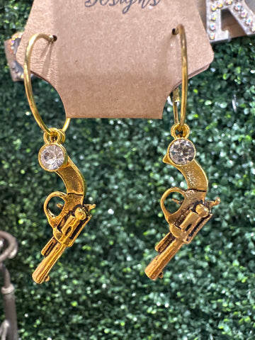 Pew, pew earrings