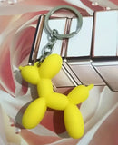 Matte Colors Kawaii Cartoon Balloon Dog Keychains