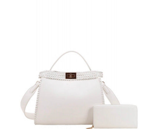 Fashion Satchel with Wallet Set BZ-1143W