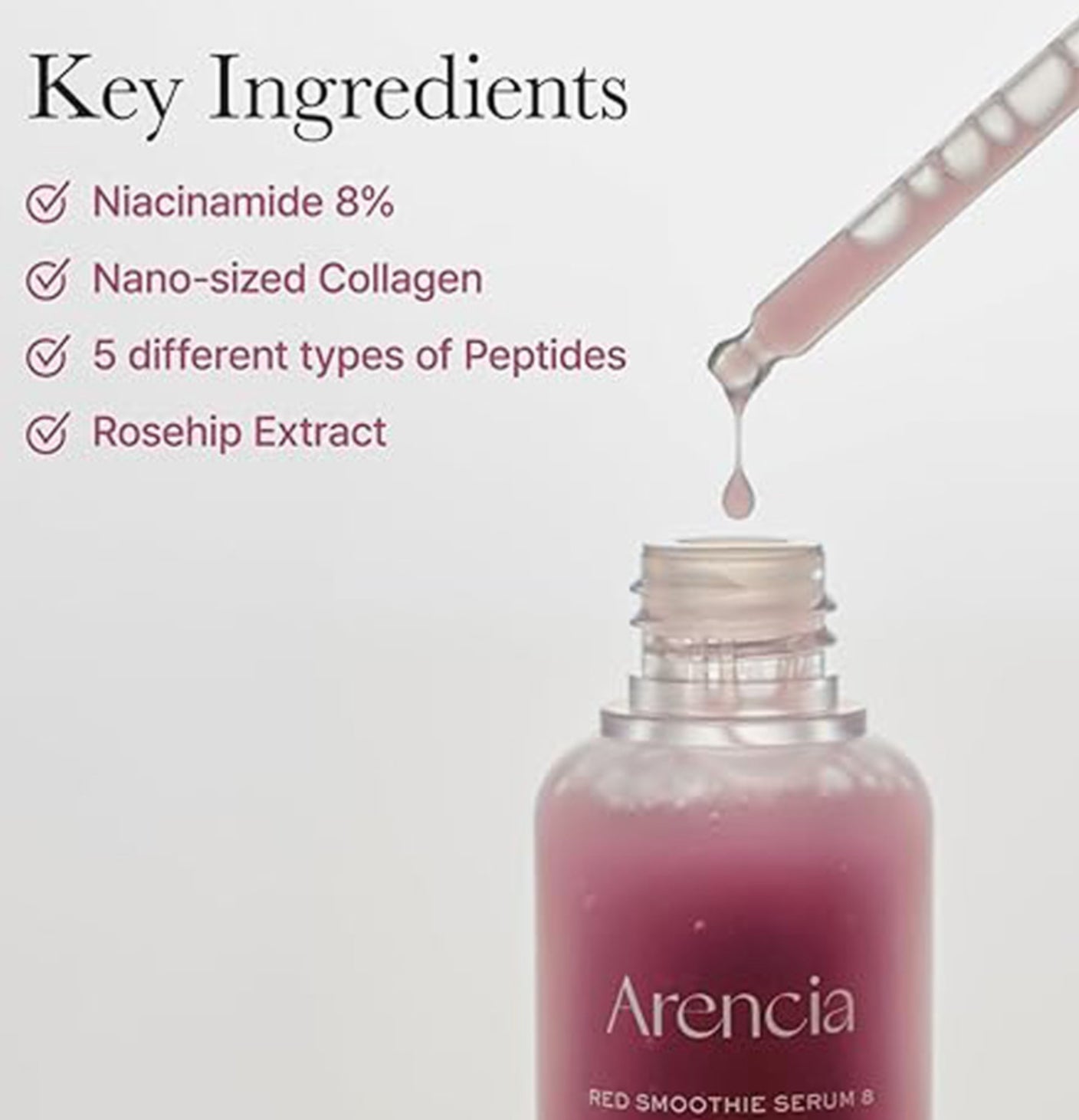 ARENCIA RED SMOOTHIE SERUM 8 - 30ML / 1.01 FL.OZ