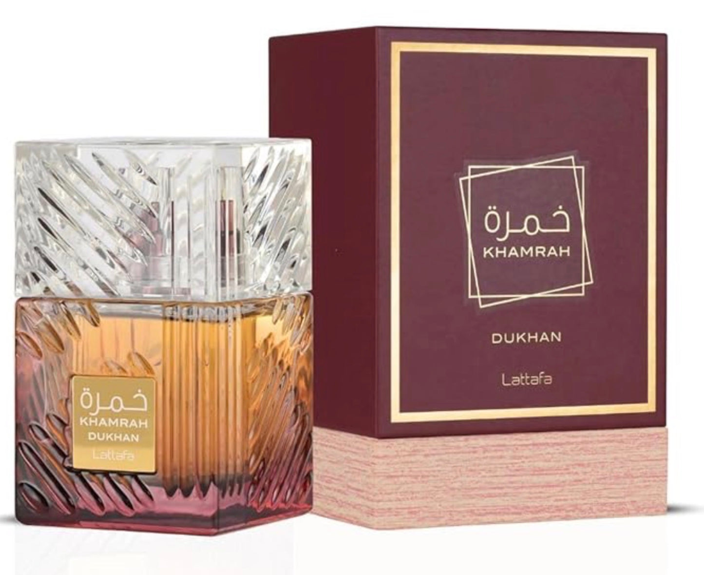 Lattafa Khamrah Dukhan for Unisex Eau de Parfum Spray, 3.4 Ounce / 100 ml