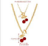 Cherry Pendant Necklace