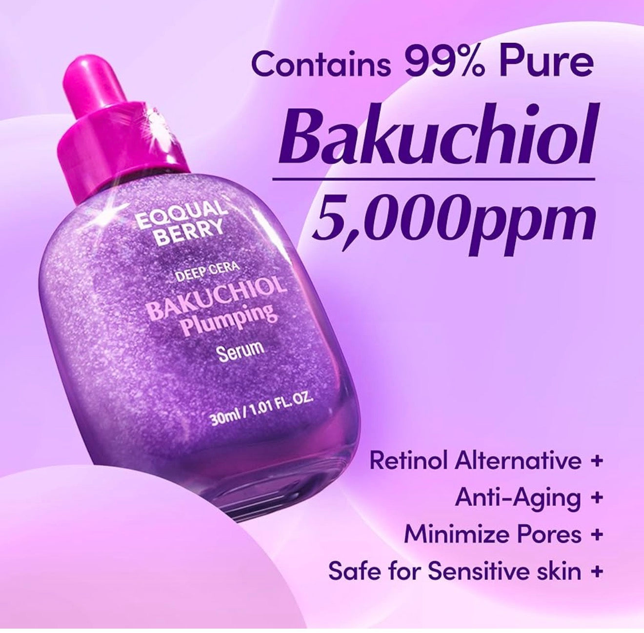 Bakuchiol Plumping Serum (5,000ppm)