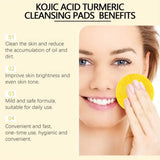 Turmeric & Kojic Acid Facial Cleansing Pads