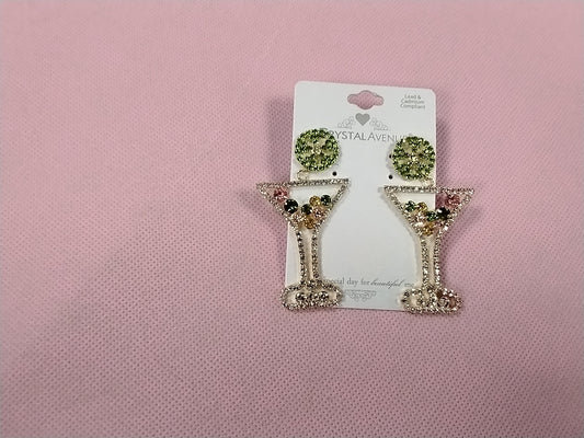 Cin martini earrings