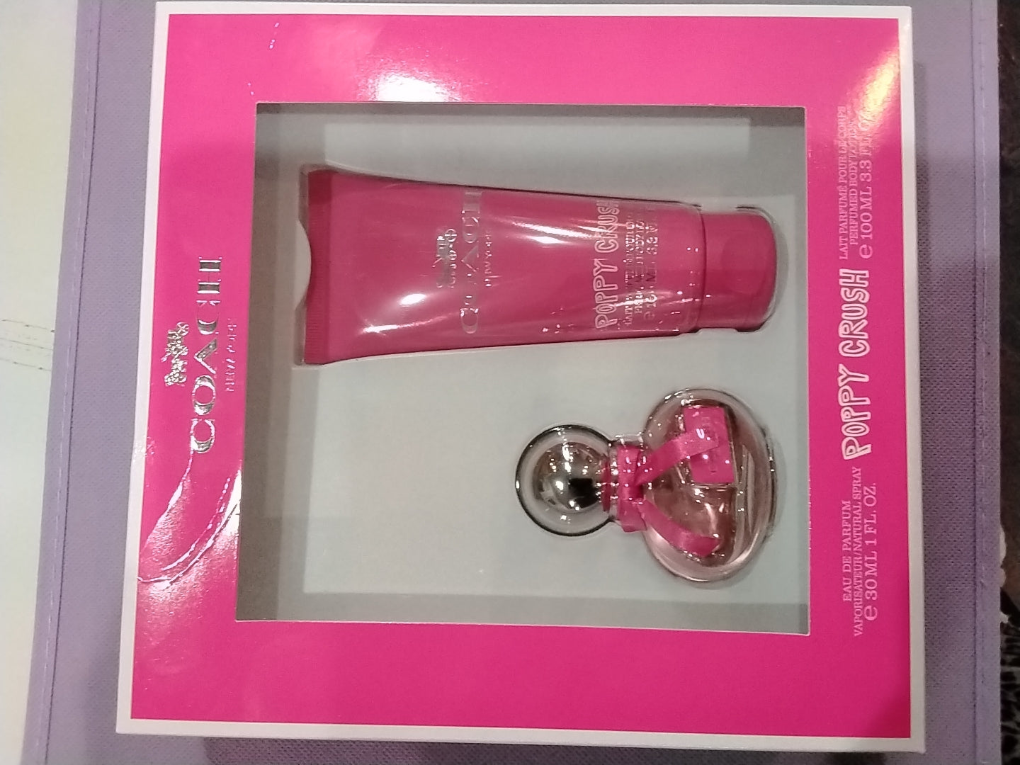 Coach pink set