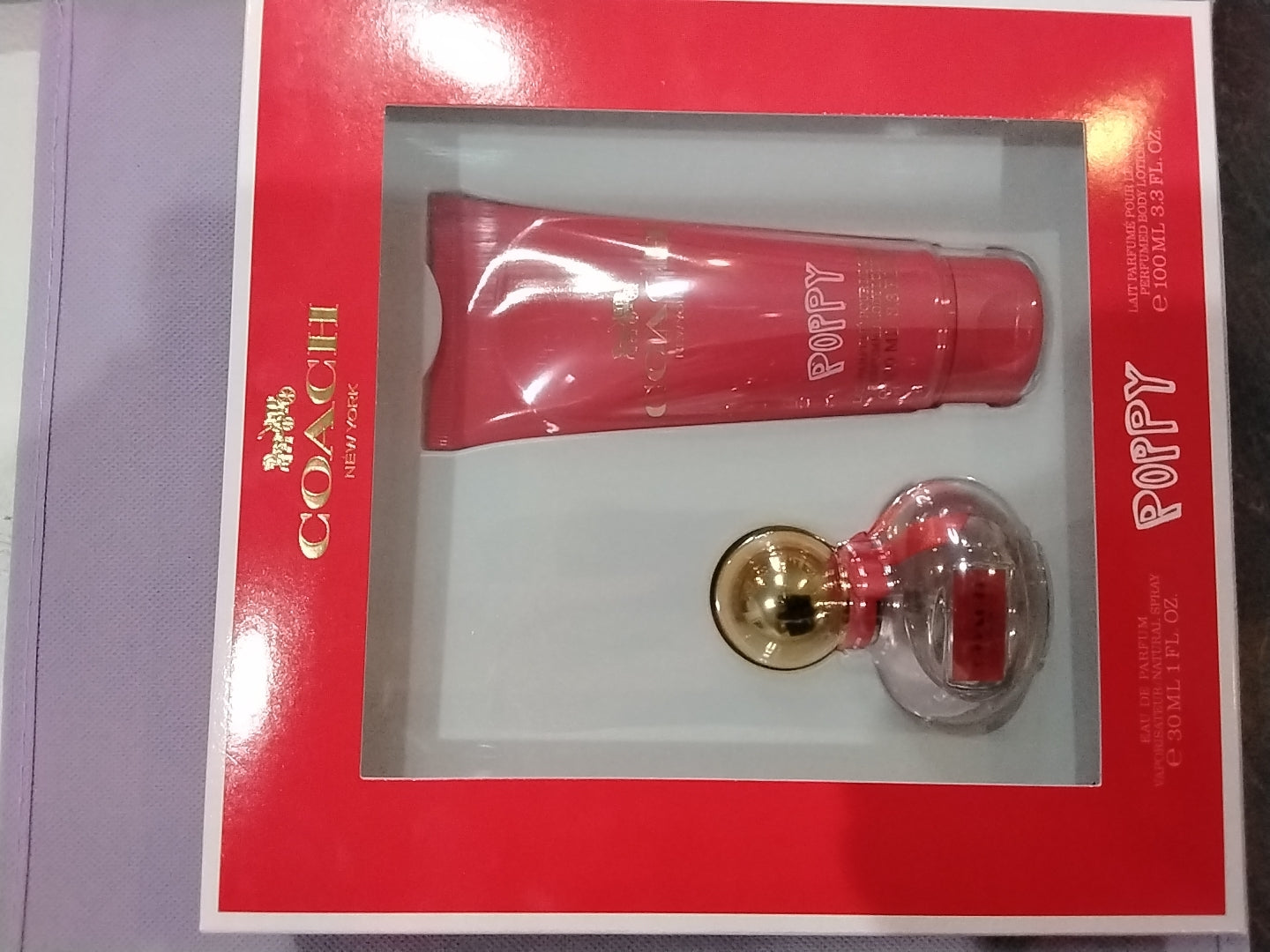 Coach red set