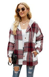 Women's Long Sleeve Shacket With Hooded