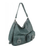 Buckle Flap Pocket Shoulder Bag Hobo CMS057-Z