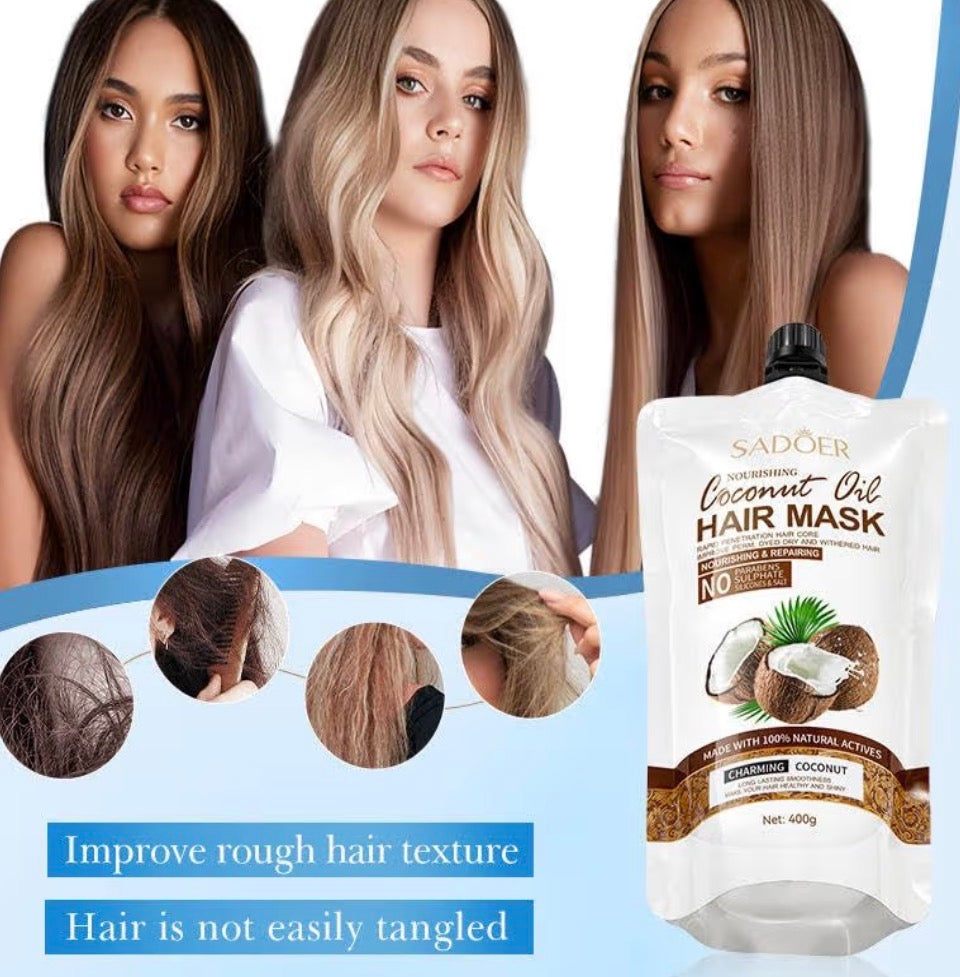 Coconut Oil Hair Mask.
