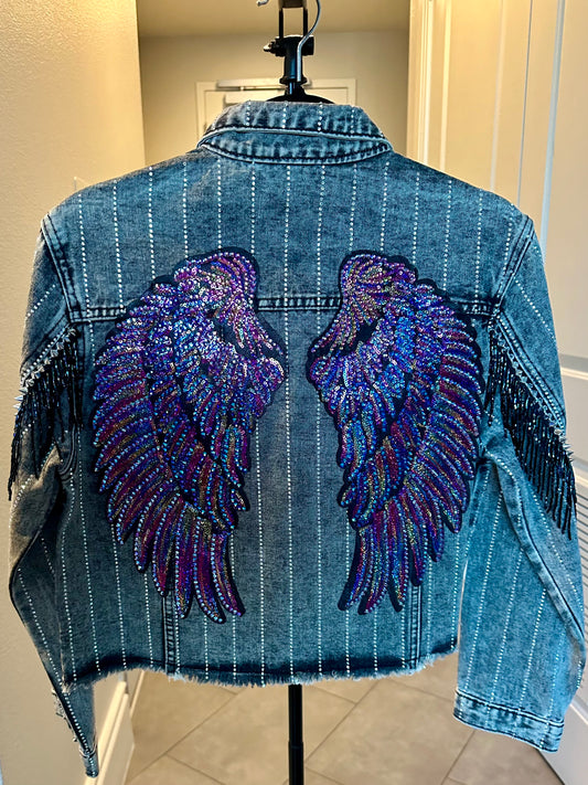 Purple Angel Wings