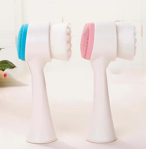 Double Side Silicone Facial Cleansing Brush
