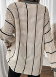 Striped knit sweater